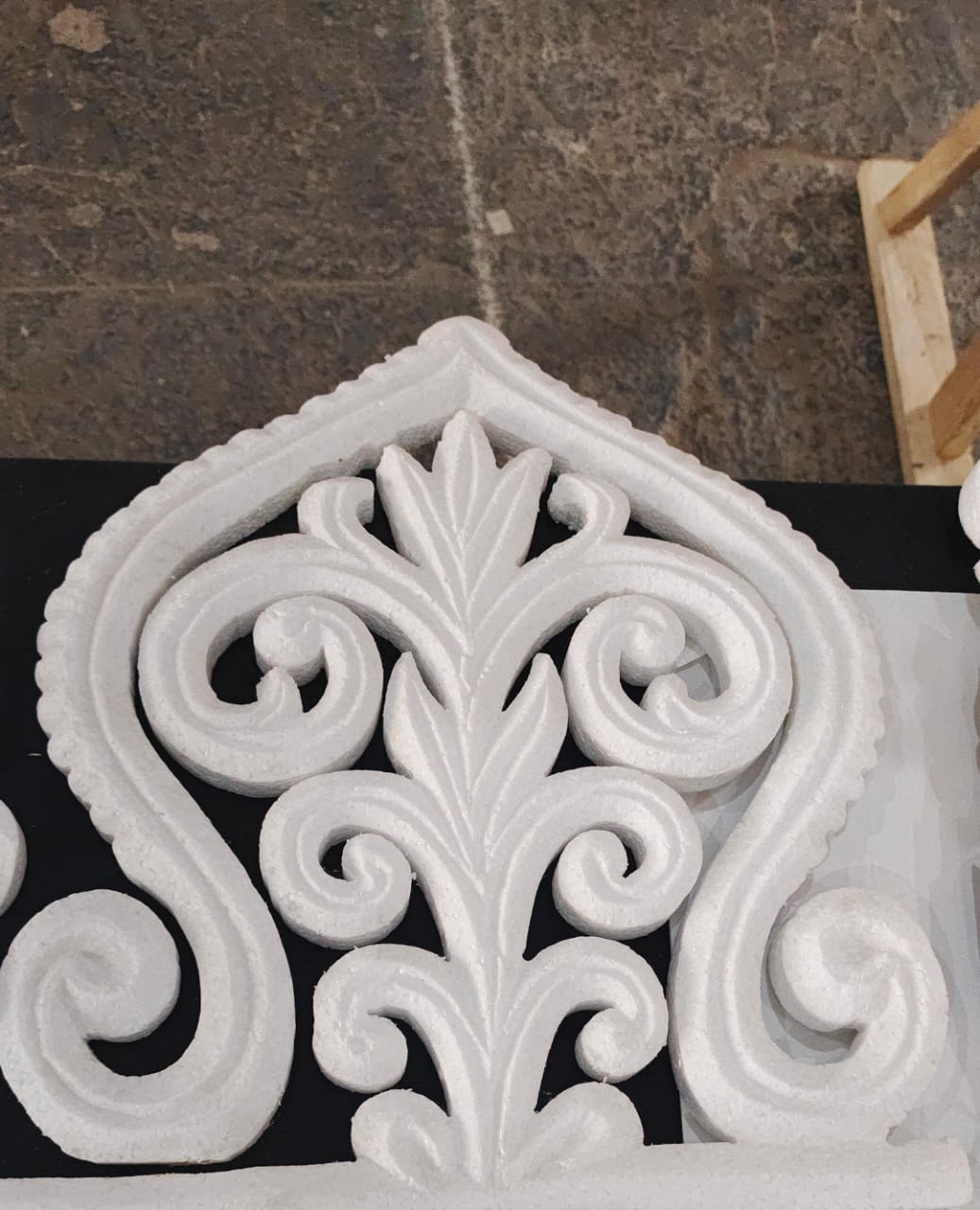 Thermocol design artwork for mandap decoration in Mumbai